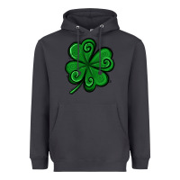 Smoke St. Patrick's Day Shamrock Heavyweight Hoodie - Jasminsmagicworld