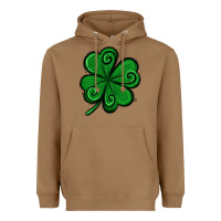 Toasted Coconut St. Patrick's Day Shamrock Heavyweight Hoodie - Jasminsmagicworld