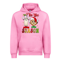 Fuchsia Pink tis the season Urban Hoodie - MaliasSmallBusiness
