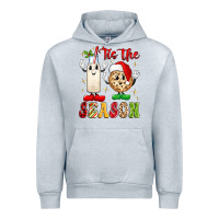 Heather Grey tis the season Urban Hoodie - MaliasSmallBusiness