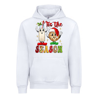 White tis the season Urban Hoodie - MaliasSmallBusiness
