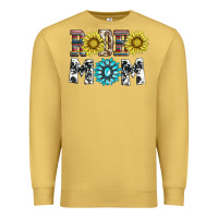 Antique Gold rodeo mom Premium Sweatshirt - AdoDesignShop