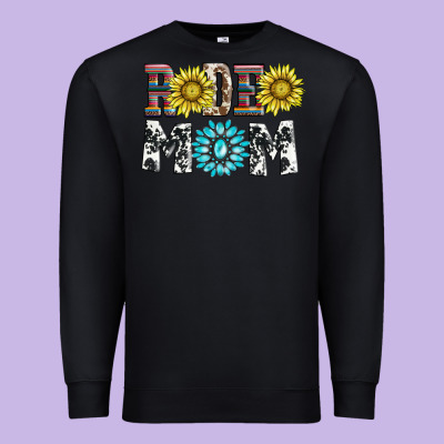 Rodeo Mom Premium Sweatshirt Designed By Adodesignshop