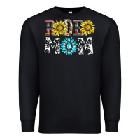 Black rodeo mom Premium Sweatshirt - AdoDesignShop