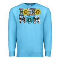 Ocean Blue rodeo mom Premium Sweatshirt - AdoDesignShop