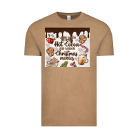 Vintage Coffee i just want to drink hot cocoa Vintage Tee - MaliasSmallBusiness