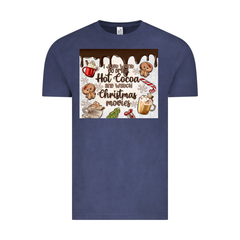 I Just Want To Drink Hot Cocoa Vintage Tee by MaliasSmallBusiness | Teevron