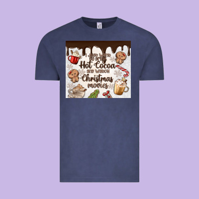Vintage Tee i just want to drink hot cocoa