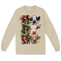 Mushroom hohoho cows Long Sleeve Tee - RanaPortraitStore