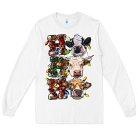 White hohoho cows Long Sleeve Tee - RanaPortraitStore
