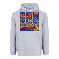 Heather Grey 4th of july sunflower seamless  pattern Heavyweight Hoodie - BundleAndBundleShop