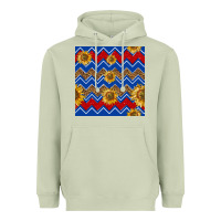 Matcha 4th of july sunflower seamless  pattern Heavyweight Hoodie - BundleAndBundleShop
