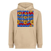 Mushroom 4th of july sunflower seamless  pattern Heavyweight Hoodie - BundleAndBundleShop