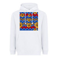 White 4th of july sunflower seamless  pattern Heavyweight Hoodie - BundleAndBundleShop
