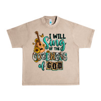 French Oak i will sing of the goodness of god Urban Heavy Tee - RanaPortraitStore
