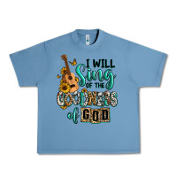 Pebble Blue i will sing of the goodness of god Urban Heavy Tee - RanaPortraitStore