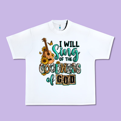 I Will Sing Of The Goodness Of God Urban Heavy Tee Designed By Ranaportraitstore