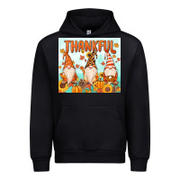 Black thankful gnome Urban Hoodie - MaliasSmallBusiness