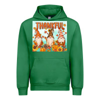 Emerald thankful gnome Urban Hoodie - MaliasSmallBusiness