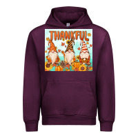 Mauve Wine thankful gnome Urban Hoodie - MaliasSmallBusiness