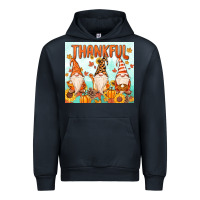 Navy thankful gnome Urban Hoodie - MaliasSmallBusiness