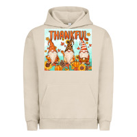 Pigment French Oak thankful gnome Urban Hoodie - MaliasSmallBusiness