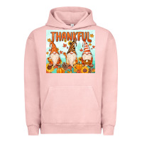 Pigment Salmon thankful gnome Urban Hoodie - MaliasSmallBusiness