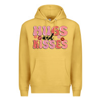 Antique Gold hugs and kisses Premium Hoodie - MaliasSmallBusiness