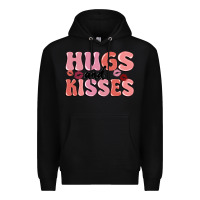 Black hugs and kisses Premium Hoodie - MaliasSmallBusiness