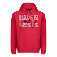 Cardinal hugs and kisses Premium Hoodie - MaliasSmallBusiness