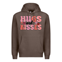 Coffee hugs and kisses Premium Hoodie - MaliasSmallBusiness