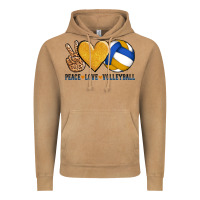 Vintage Camel peace love volleyball Vintage Hoodie - AdoDesignShop