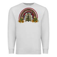 Dove Grey rainbow tree Premium Sweatshirt - AdoDesignShop