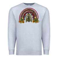 Heather Grey rainbow tree Premium Sweatshirt - AdoDesignShop