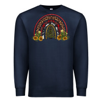 Navy rainbow tree Premium Sweatshirt - AdoDesignShop