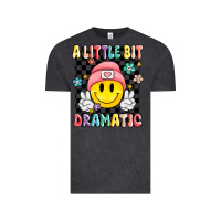 Vintage Black a little bit dramatic Vintage Tee - MaliasSmallBusiness