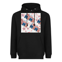 Black american mama seamless pattern Heavyweight Hoodie - BundleAndBundleShop