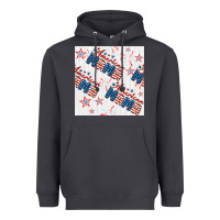 Smoke american mama seamless pattern Heavyweight Hoodie - BundleAndBundleShop