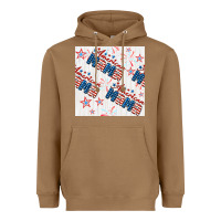Toasted Coconut american mama seamless pattern Heavyweight Hoodie - BundleAndBundleShop