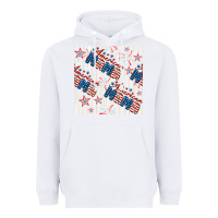 White american mama seamless pattern Heavyweight Hoodie - BundleAndBundleShop