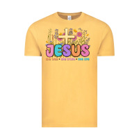 Vintage Mustard jesus the way the truth the life Vintage Tee - MaliasSmallBusiness
