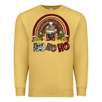 Antique Gold rainbow and hohoho with gnome Premium Sweatshirt - AdoDesignShop