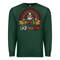 Sports Green rainbow and hohoho with gnome Premium Sweatshirt - AdoDesignShop