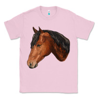 Bubblegum Pink horse Classic Tee - RanaPortraitStore
