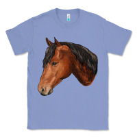 Colony Blue horse Classic Tee - RanaPortraitStore