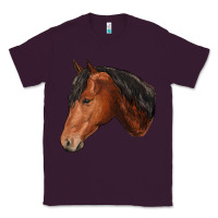 Plum horse Classic Tee - RanaPortraitStore