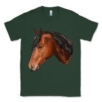 Sports Green horse Classic Tee - RanaPortraitStore