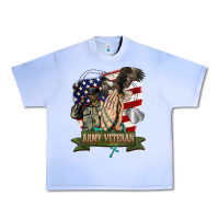 Grape Ice army veteran  pray Urban Heavy Tee - BarkalooDesign