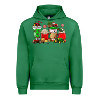 Emerald Christmas tractor coffee cup Urban Hoodie - NancyCooperArtShop