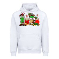 White Christmas tractor coffee cup Urban Hoodie - NancyCooperArtShop